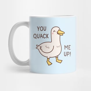 Cute Duck You Quack Me Up Mug